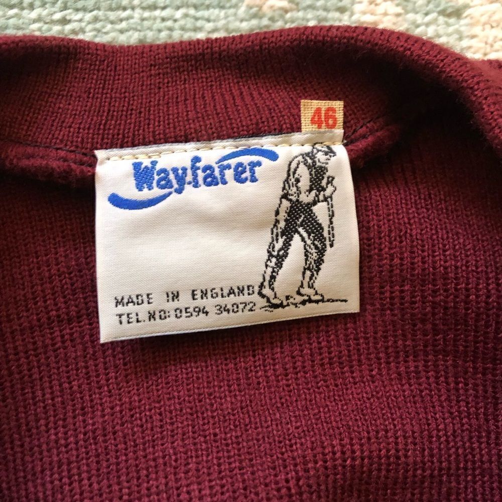 Vintage Acrylic Golf Cardigan - Picture 8 of 8